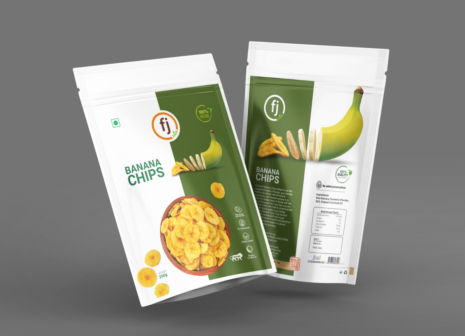 Classic banana chips