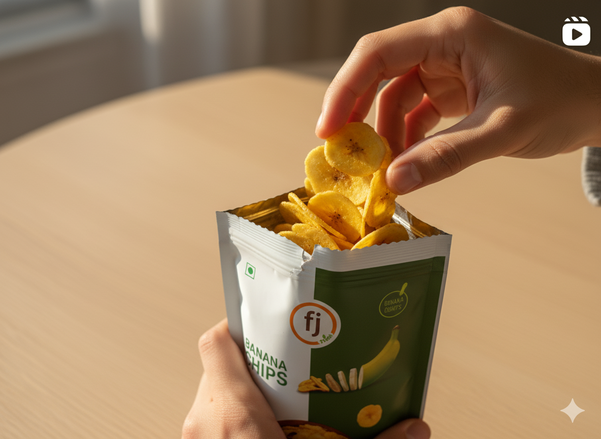 Classic banana chips
